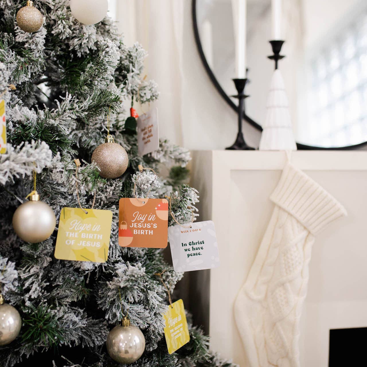 Family Advent Ornament Set | Jesus Has Come